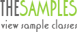 THE SAMPLES - view sample classes